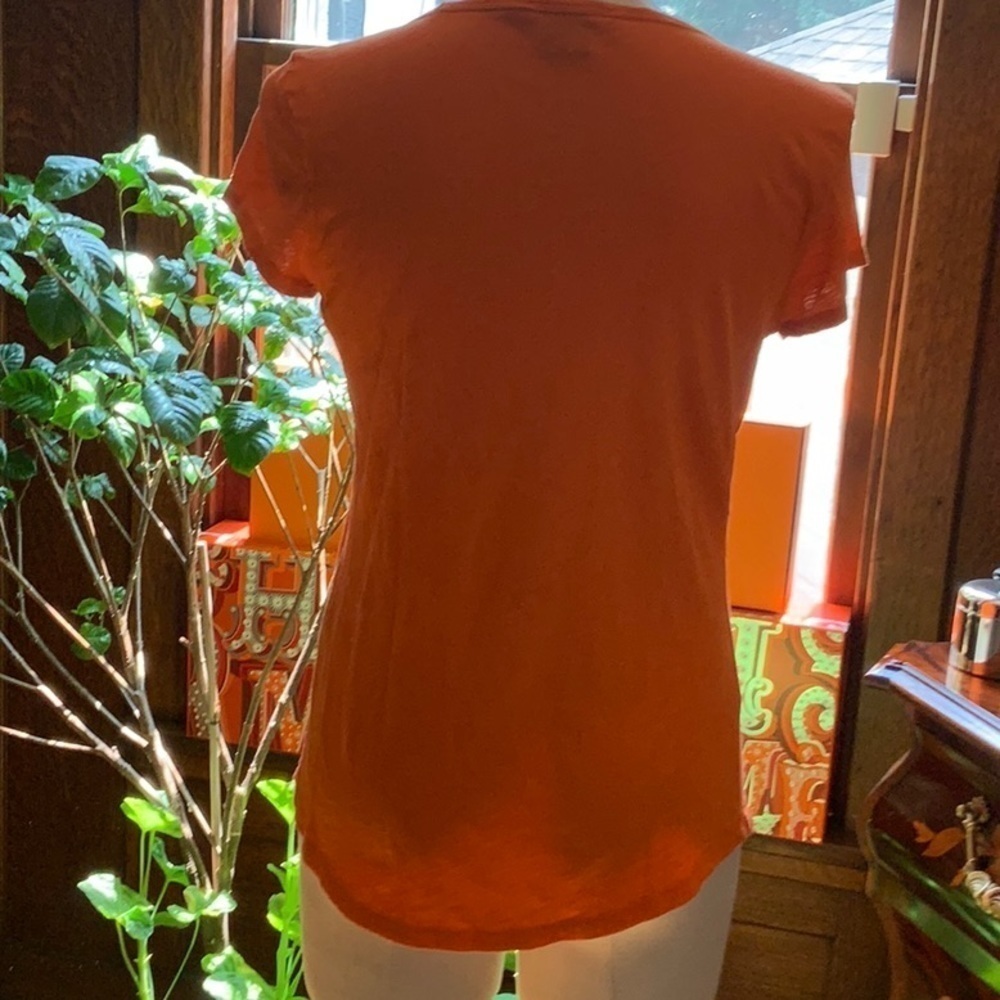 Ralph Lauren Cotton Blend Orange T-shirt- M - Picture 3 of 3